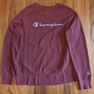Champion crew neck size M burgundy